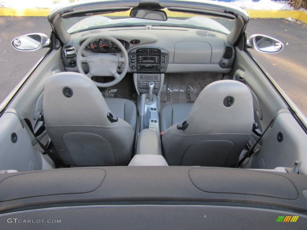 Graphite Grey Interior 2000 Porsche 911 Carrera 4 Cabriolet Photo #76431806