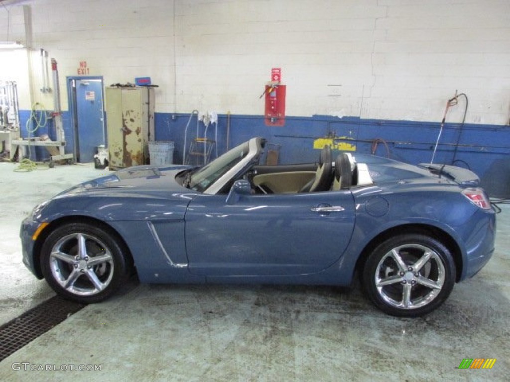 2008 Sky Red Line Roadster - Bluestone / Tan photo #3