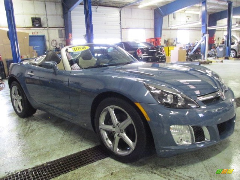 2008 Sky Red Line Roadster - Bluestone / Tan photo #7