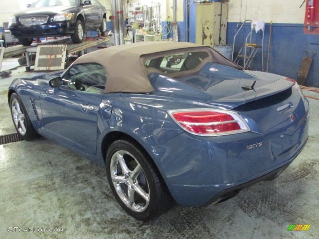 2008 Sky Red Line Roadster - Bluestone / Tan photo #15