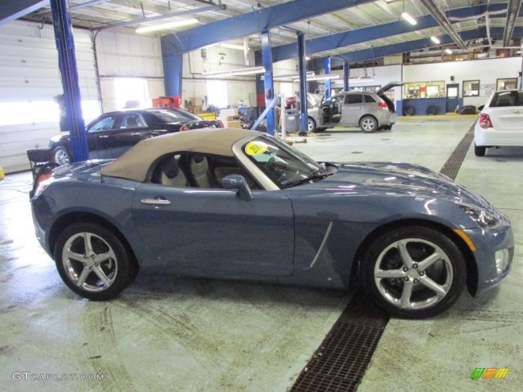 2008 Sky Red Line Roadster - Bluestone / Tan photo #18
