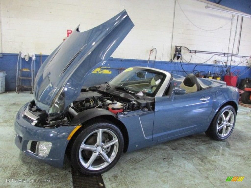 2008 Sky Red Line Roadster - Bluestone / Tan photo #21