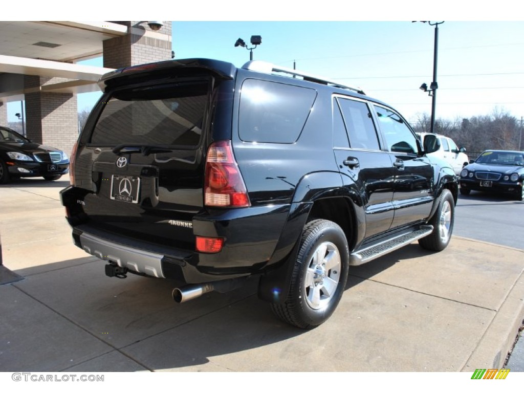 2004 4Runner Limited 4x4 - Black / Taupe photo #6