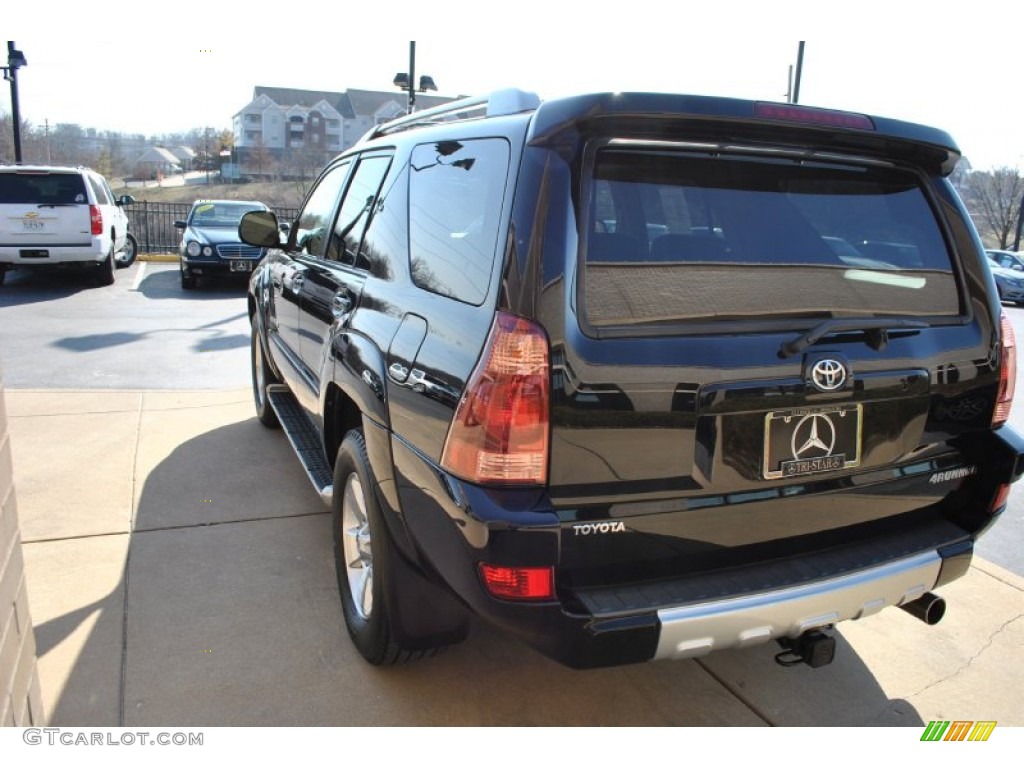 2004 4Runner Limited 4x4 - Black / Taupe photo #8