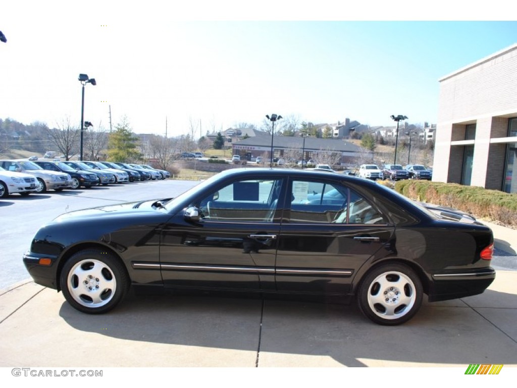 Black 2000 Mercedes-Benz E 430 Sedan Exterior Photo #76433391