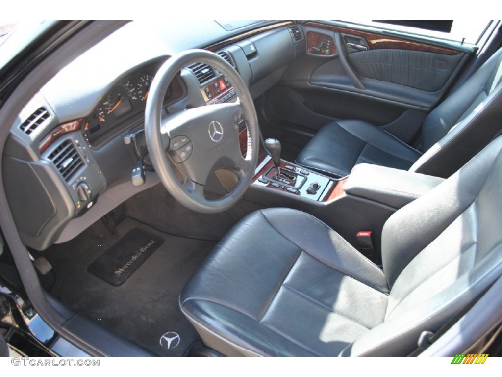 Charcoal Interior 2000 Mercedes-Benz E 430 Sedan Photo #76433418