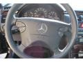 2000 Mercedes-Benz E Charcoal Interior Steering Wheel Photo