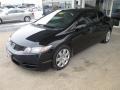 Crystal Black Pearl - Civic LX Coupe Photo No. 3