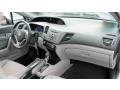 2012 Alabaster Silver Metallic Honda Civic LX Coupe  photo #9