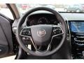 Jet Black/Jet Black Accents 2013 Cadillac ATS 2.0L Turbo Premium Steering Wheel