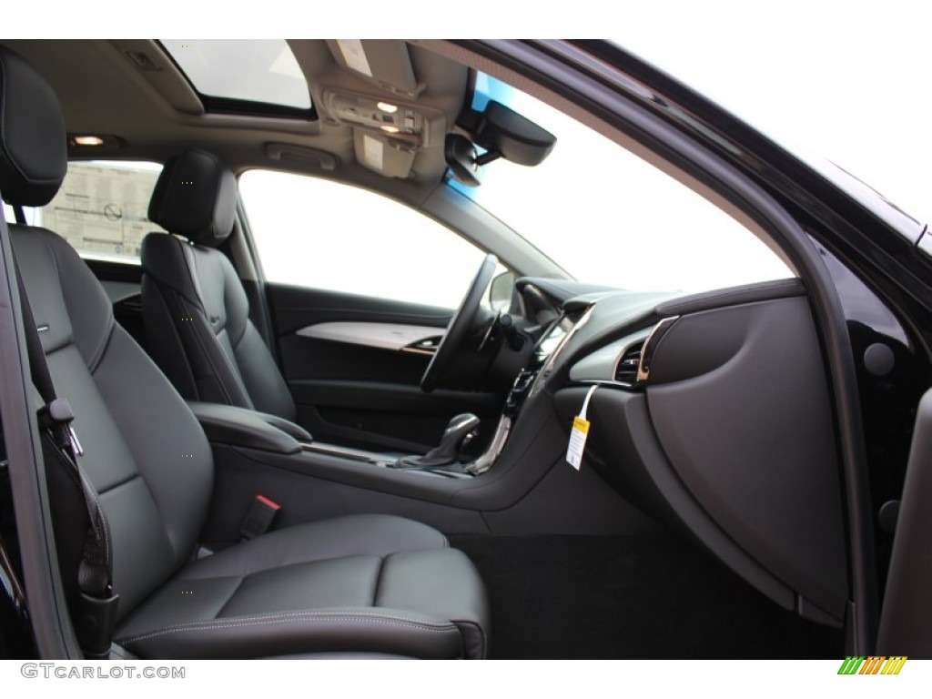 Jet Black/Jet Black Accents Interior 2013 Cadillac ATS 2.0L Turbo Premium Photo #76435556