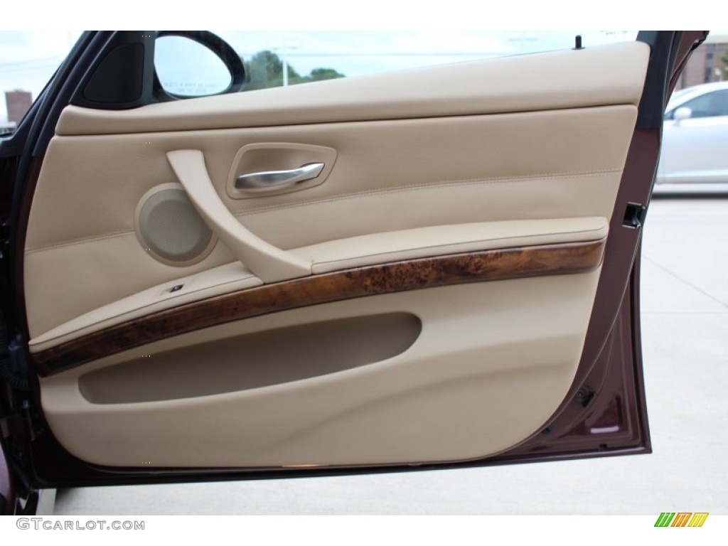 2007 BMW 3 Series 328i Sedan Beige Door Panel Photo #76436115