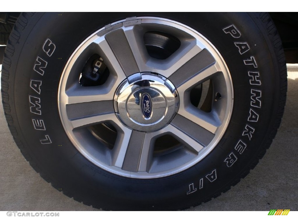 2005 F150 XLT SuperCrew - True Blue Metallic / Medium Flint/Dark Flint Grey photo #12