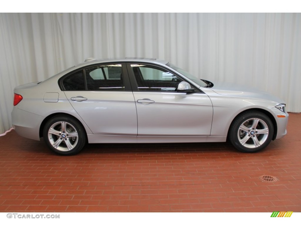 2013 3 Series 328i xDrive Sedan - Glacier Silver Metallic / Black photo #3
