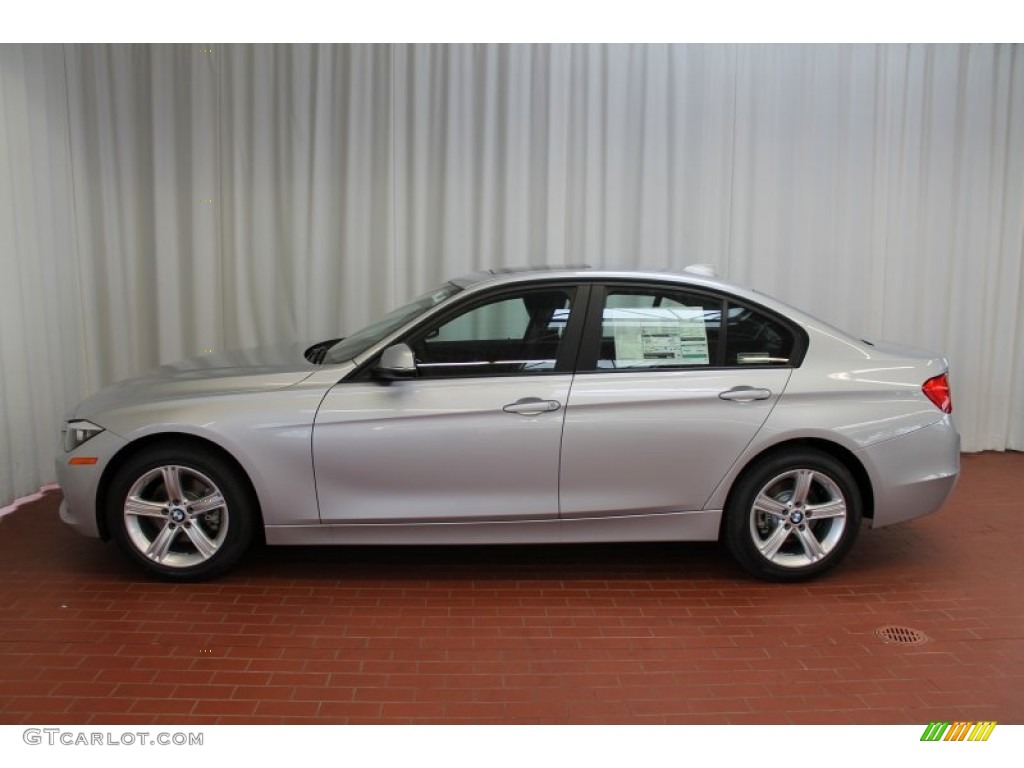 2013 3 Series 328i xDrive Sedan - Glacier Silver Metallic / Black photo #4