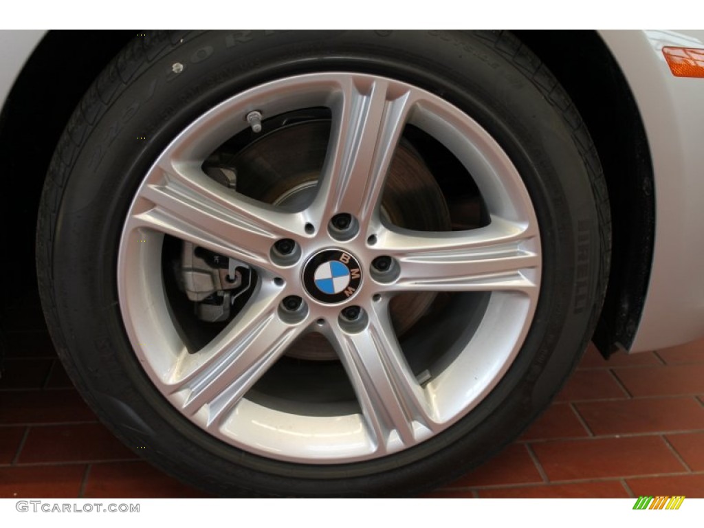 2013 3 Series 328i xDrive Sedan - Glacier Silver Metallic / Black photo #6