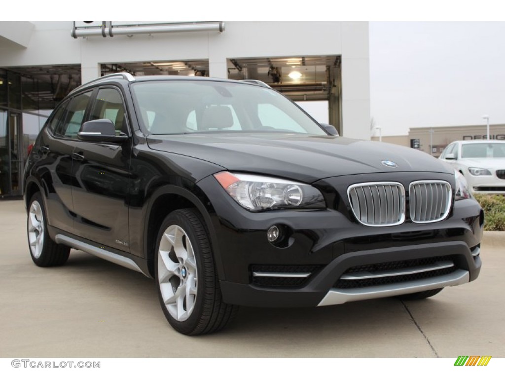 2013 X1 sDrive 28i - Jet Black / Beige photo #2