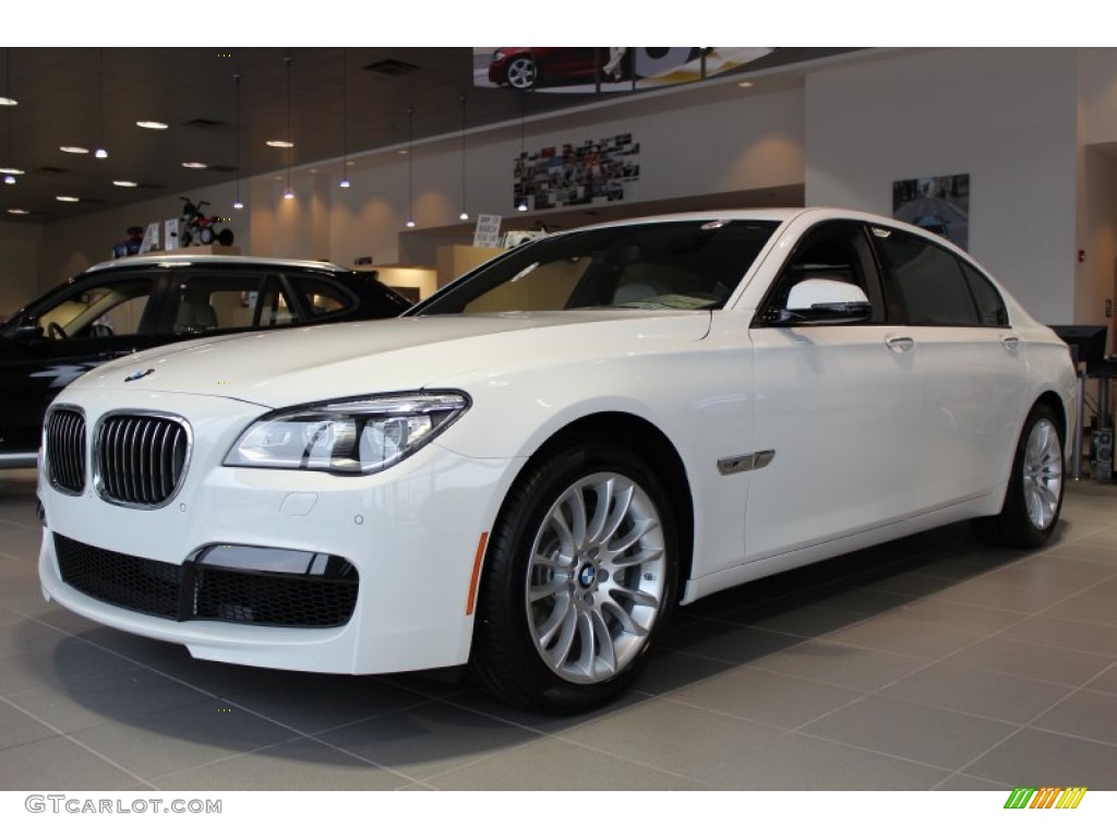 Alpine White 2013 BMW 7 Series 740Li Sedan Exterior Photo #76437431