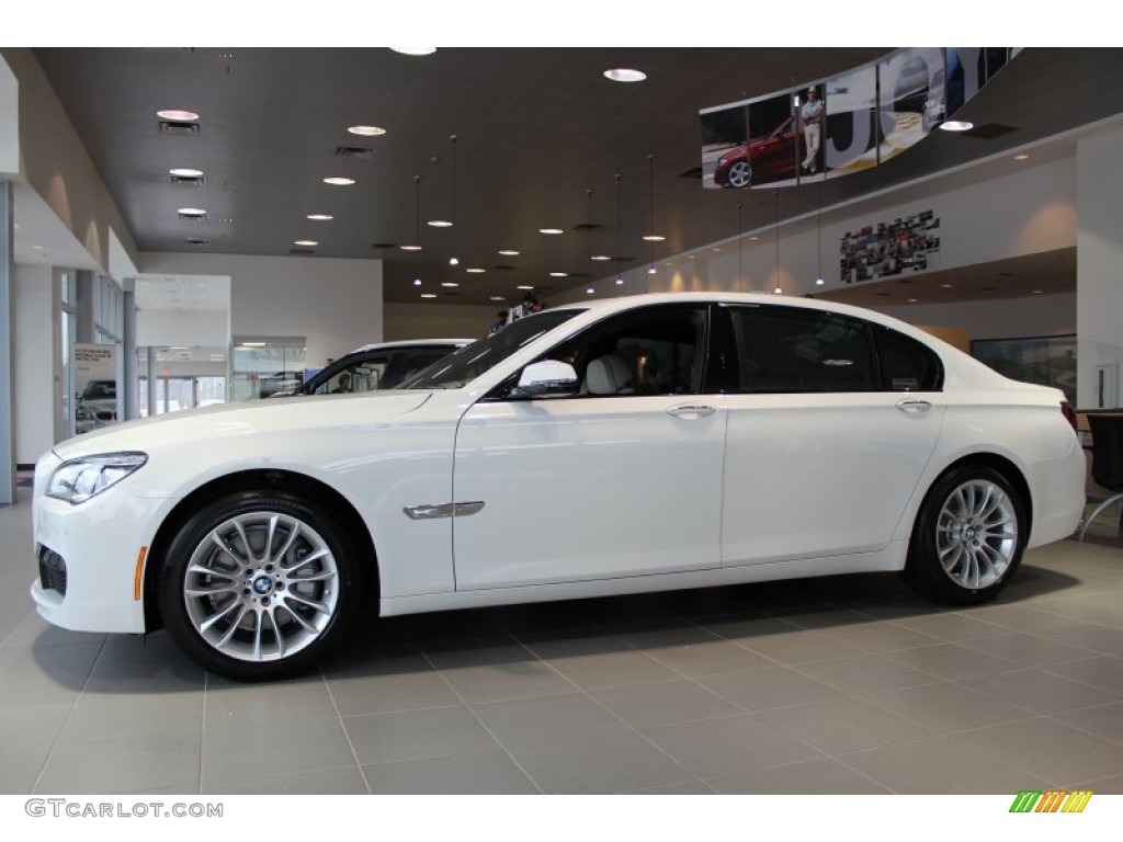 Alpine White 2013 BMW 7 Series 740Li Sedan Exterior Photo #76437455