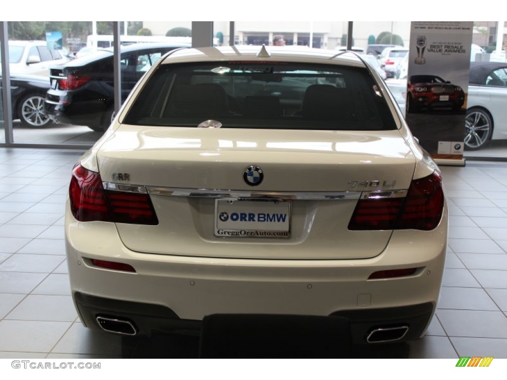 2013 7 Series 740Li Sedan - Alpine White / Oyster photo #7