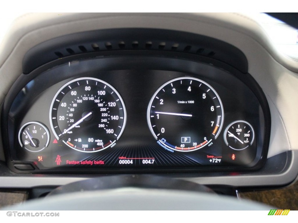 2013 BMW 7 Series 740Li Sedan Gauges Photo #76437515