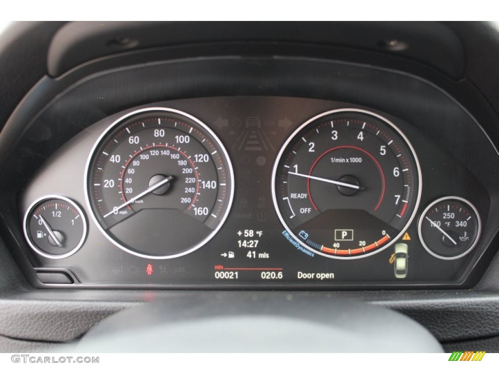 2013 BMW 3 Series 328i Sedan Gauges Photo #76437791