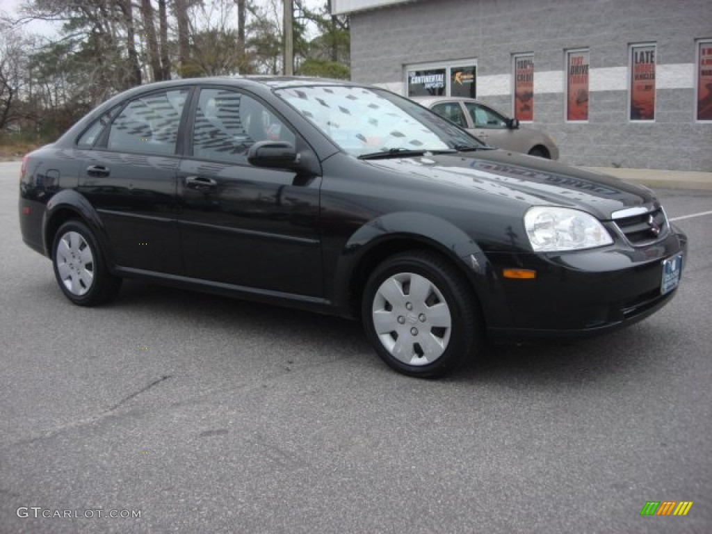 Fantasy Black Metallic 2008 Suzuki Forenza Standard Forenza Model Exterior Photo #76438095