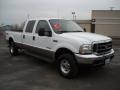 2003 Oxford White Ford F350 Super Duty Lariat Crew Cab 4x4  photo #5