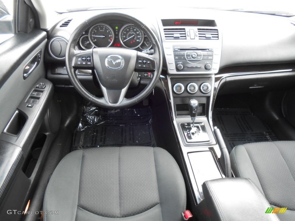 Black Interior 2012 Mazda MAZDA6 i Touring Sedan Photo #76438551