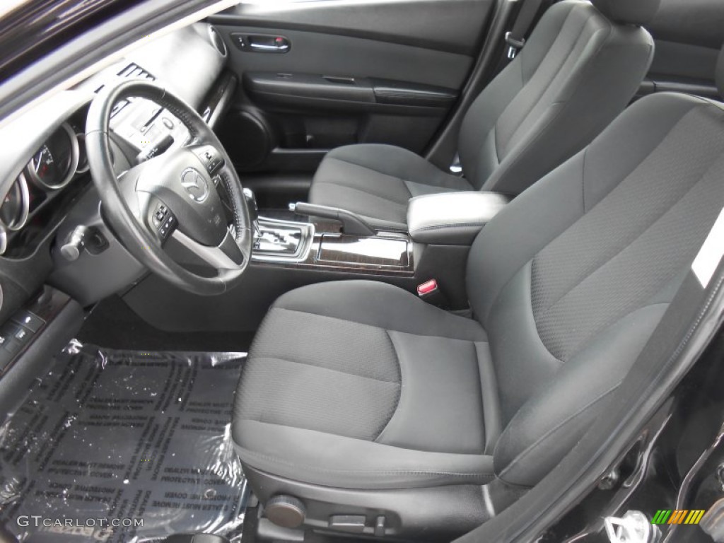 Black Interior 2012 Mazda MAZDA6 i Touring Sedan Photo #76438566