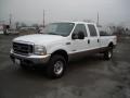 2003 Oxford White Ford F350 Super Duty Lariat Crew Cab 4x4  photo #19