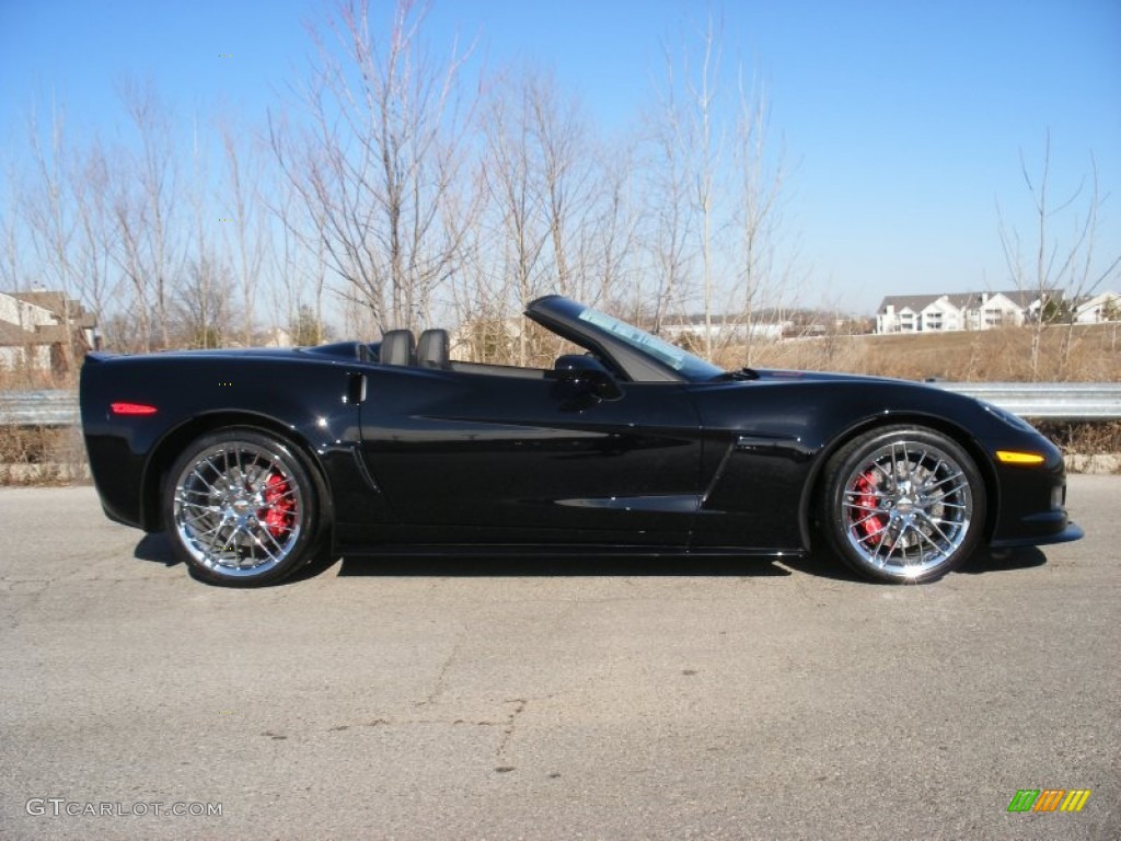 Black 2013 Chevrolet Corvette 427 Convertible Collector Edition Exterior Photo #76439236