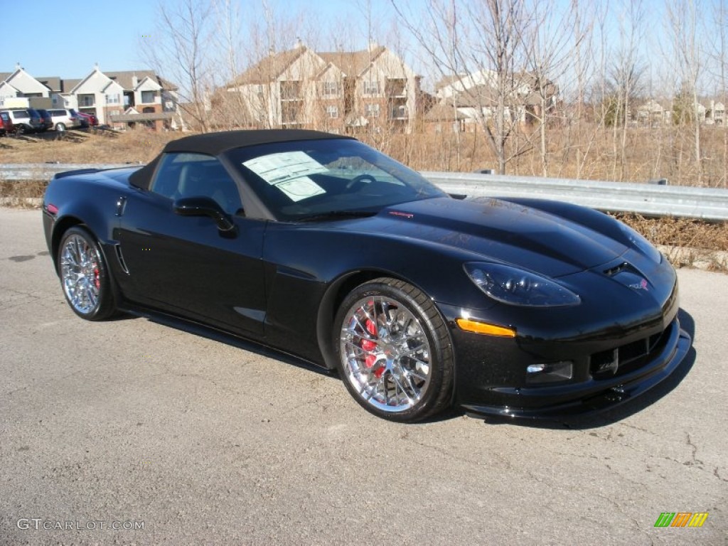 Black 2013 Chevrolet Corvette 427 Convertible Collector Edition Exterior Photo #76439375