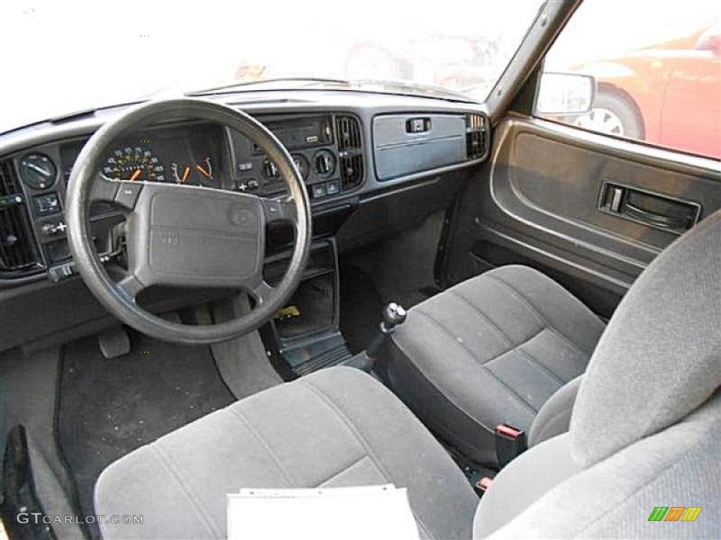 Grey Interior 1993 Saab 900 S Coupe Photo #76439584
