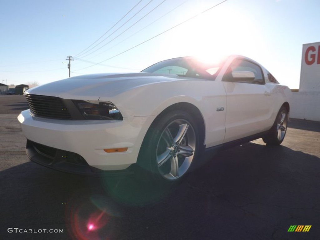 2011 Mustang GT Premium Coupe - Performance White / Charcoal Black/Cashmere photo #4