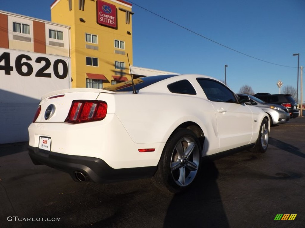 2011 Mustang GT Premium Coupe - Performance White / Charcoal Black/Cashmere photo #10