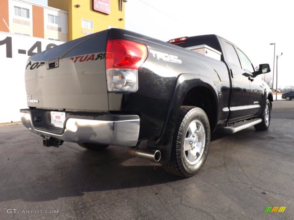 2008 Tundra SR5 TRD Double Cab - Black / Beige photo #10