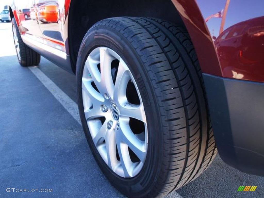 2008 Touareg 2 VR6 - Cranberry Red Metallic / Anthracite photo #4
