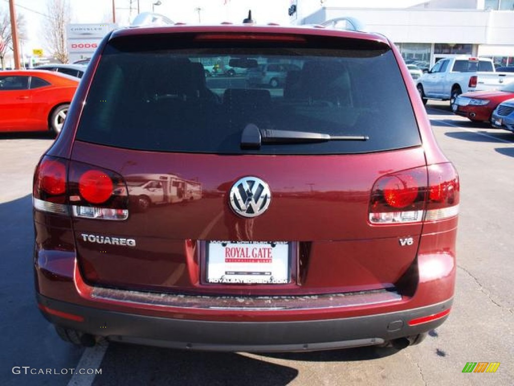 2008 Touareg 2 VR6 - Cranberry Red Metallic / Anthracite photo #6