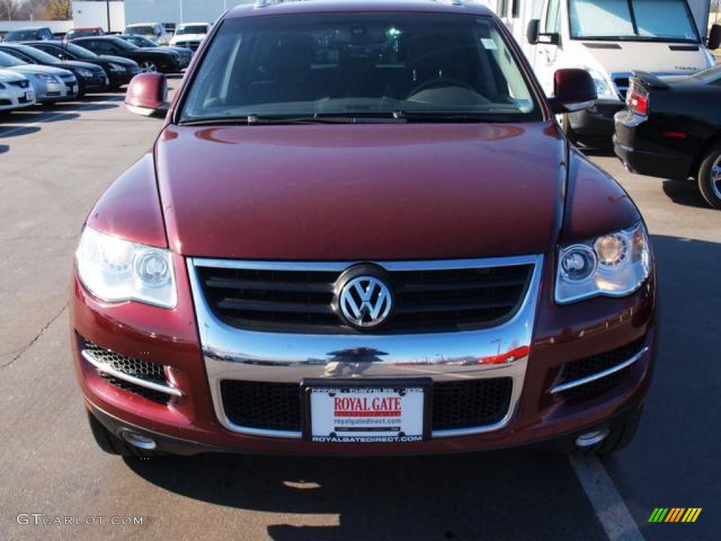 2008 Touareg 2 VR6 - Cranberry Red Metallic / Anthracite photo #8