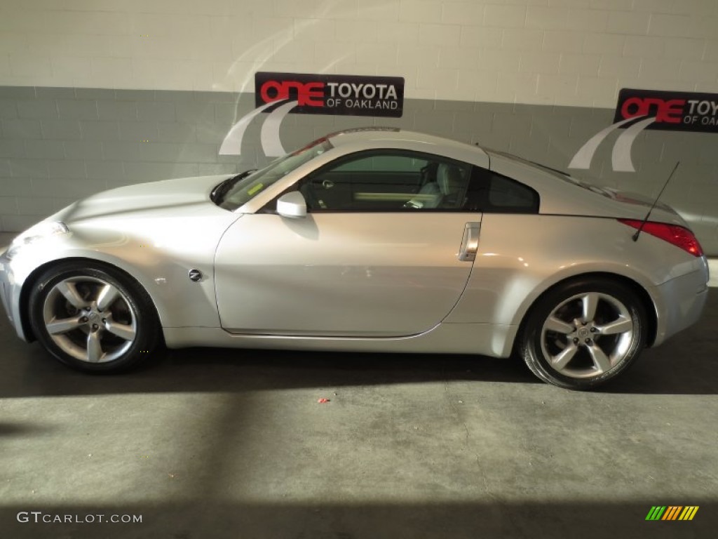 2007 350Z Enthusiast Coupe - Silver Alloy Metallic / Carbon photo #2