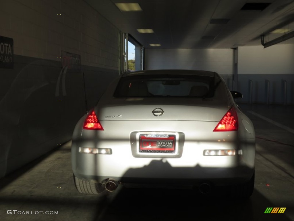 2007 350Z Enthusiast Coupe - Silver Alloy Metallic / Carbon photo #4