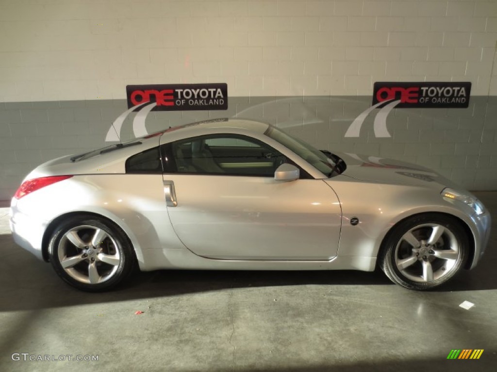 2007 350Z Enthusiast Coupe - Silver Alloy Metallic / Carbon photo #6
