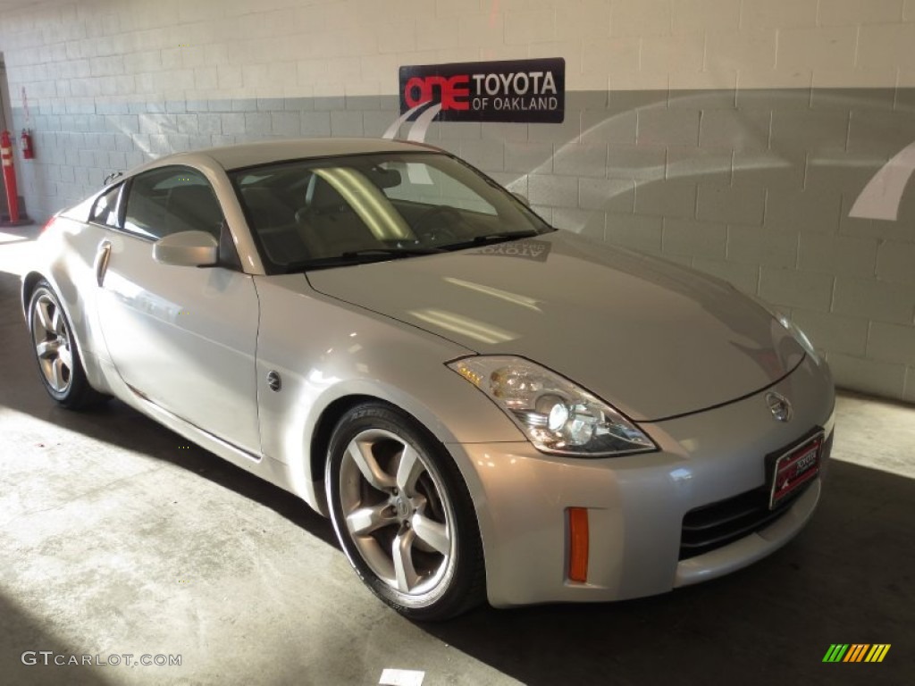 2007 350Z Enthusiast Coupe - Silver Alloy Metallic / Carbon photo #7