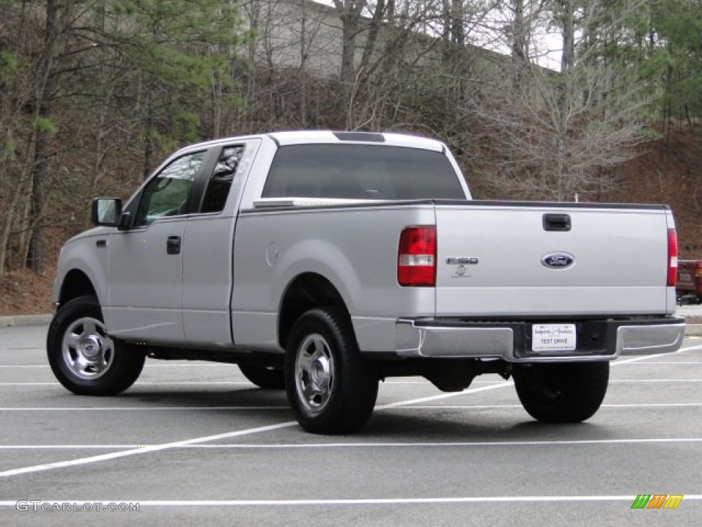 2005 F150 STX SuperCab - Silver Metallic / Medium Flint Grey photo #3