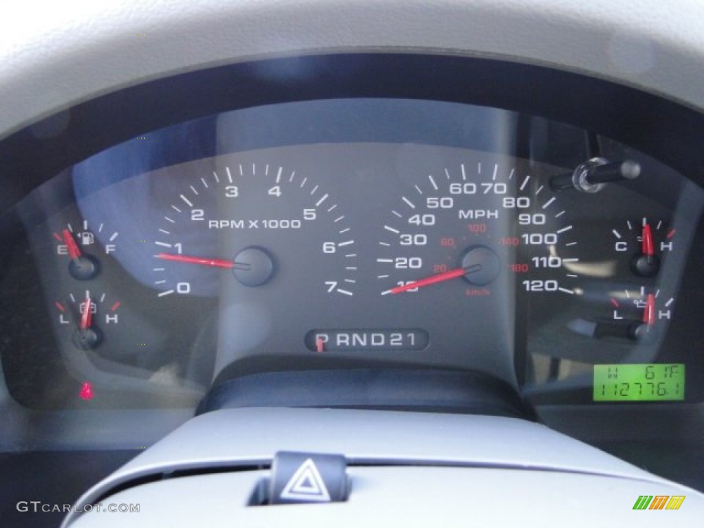 2004 F150 XLT SuperCrew - Dark Shadow Grey Metallic / Medium/Dark Flint photo #10