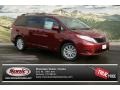 2013 Salsa Red Pearl Toyota Sienna LE AWD  photo #1