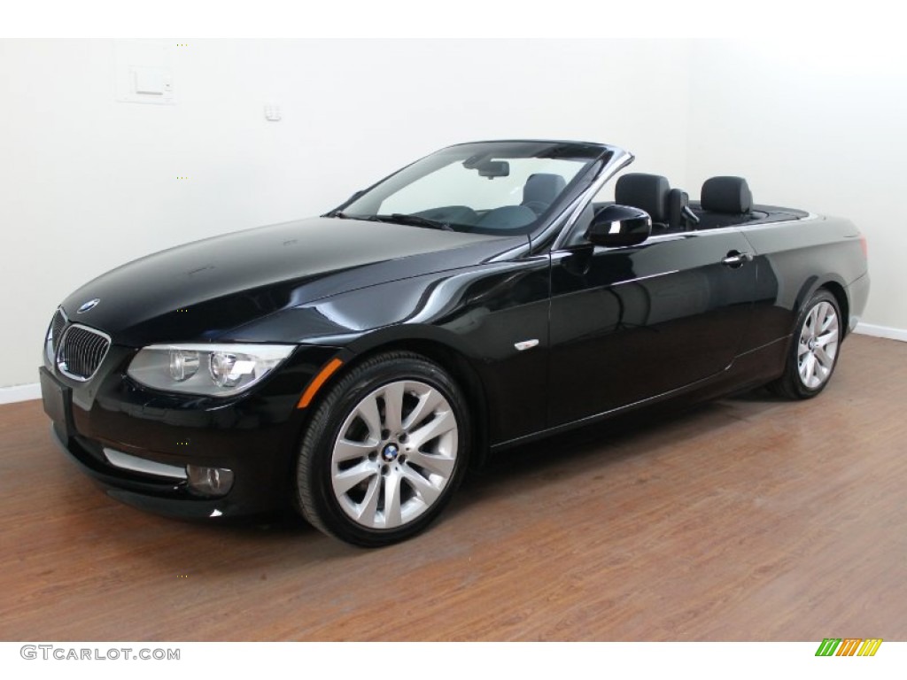 Jet Black 2011 BMW 3 Series 328i Convertible Exterior Photo #76446549