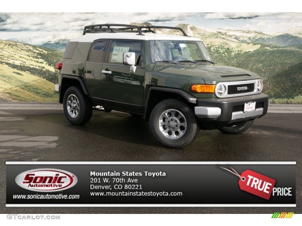 2013 FJ Cruiser 4WD - Army Green / Dark Charcoal photo #1