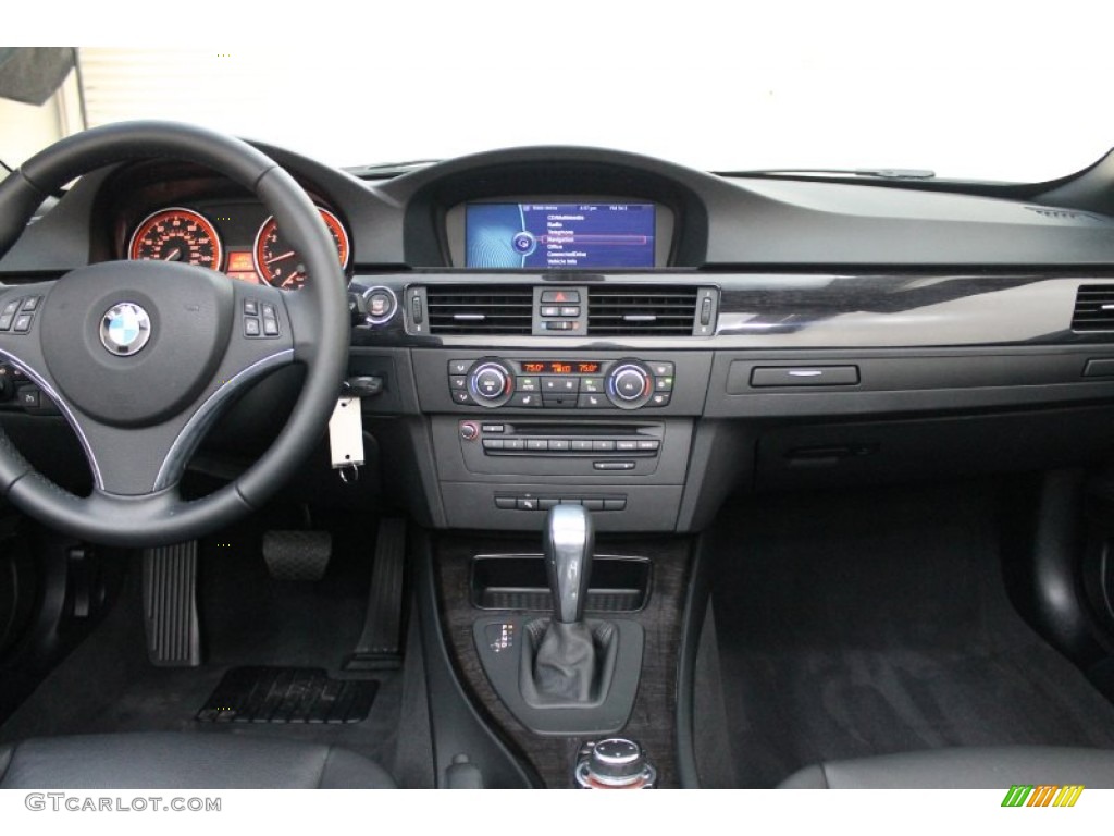 2011 BMW 3 Series 328i Convertible Black Dashboard Photo #76446736